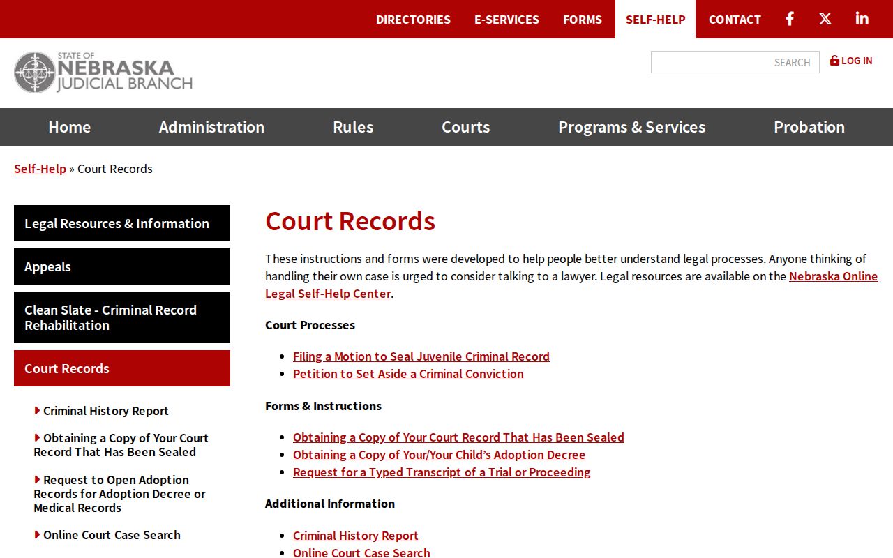 Chase County civil court docket court records information hub